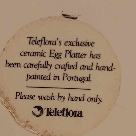 TeleFlora Egg Platter - Picture 6 of 10